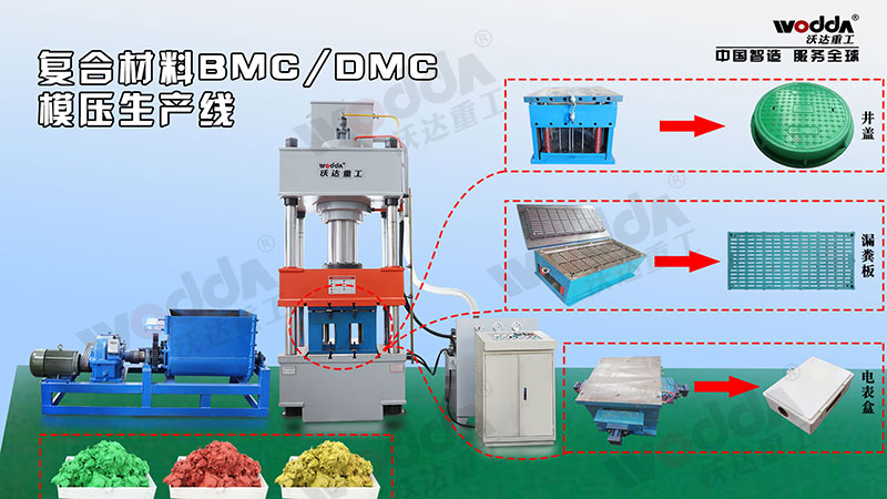 樹(shù)脂井蓋成型液壓機